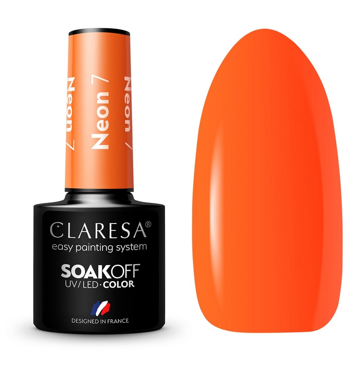 

Claresa Neon 07 Lakier Hybrydowy Neonowy Orange