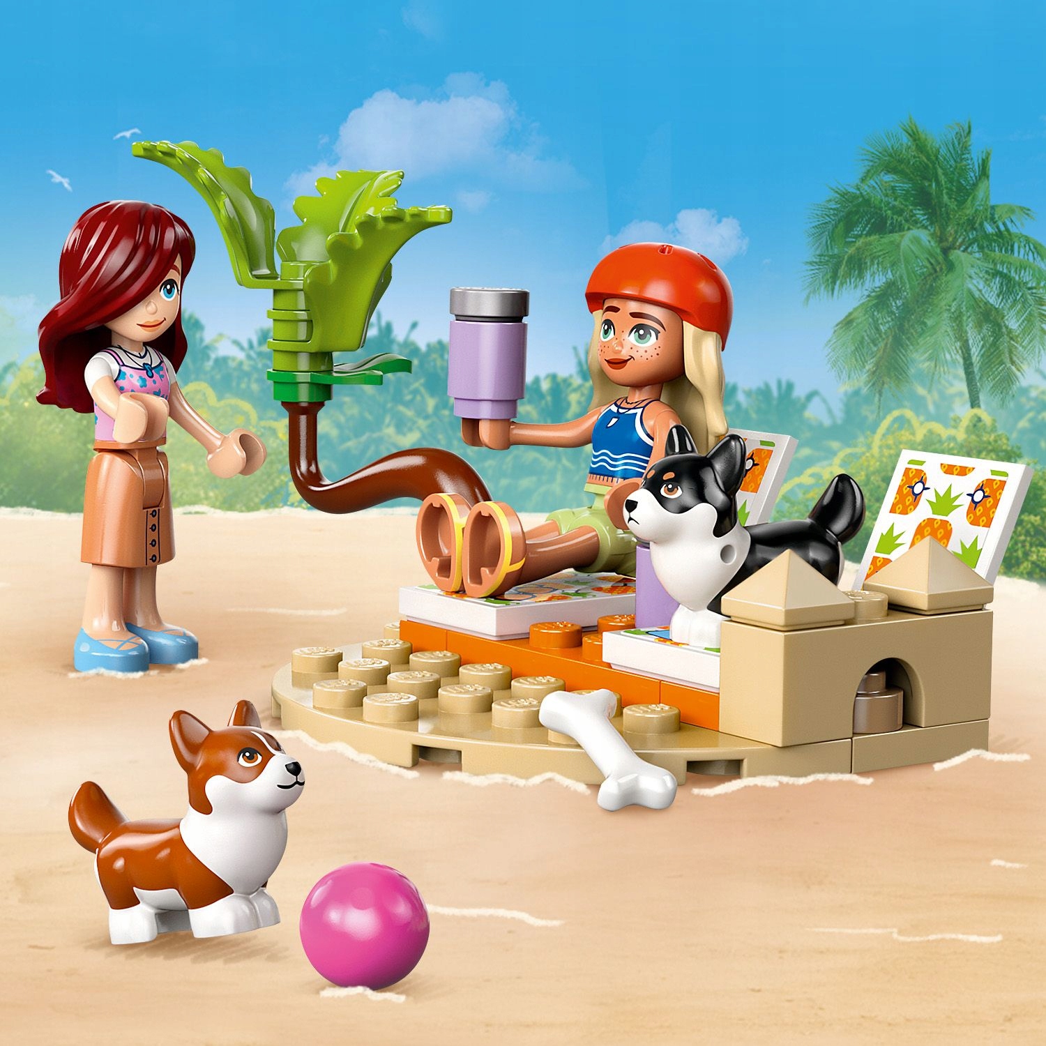海 LEGO Friends 42641 Przygoda z surfującymi psami i skuterem