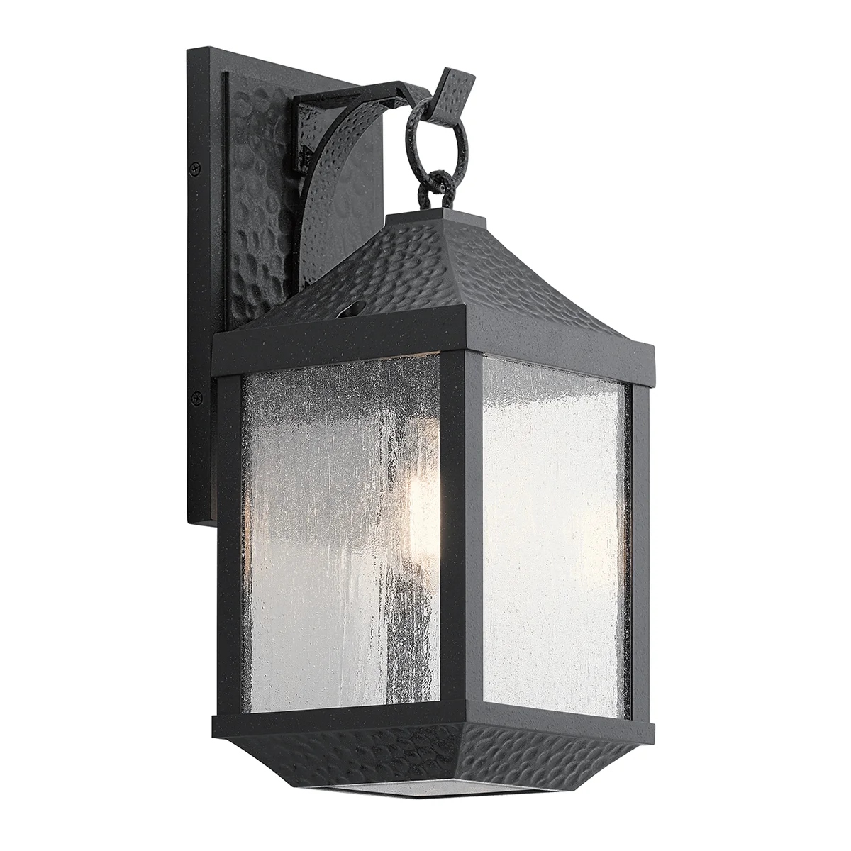 Kichler Venkovní nástěnná lampa Springfield E27 60W IP44 černá