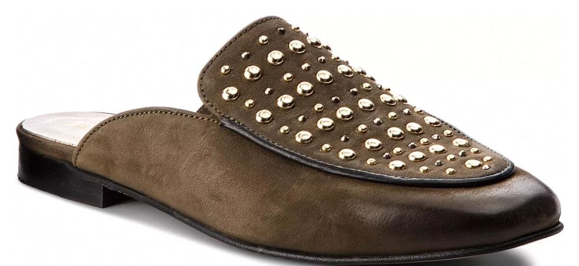 Carinii Nazouváky Khaki Kůže 36 3T5