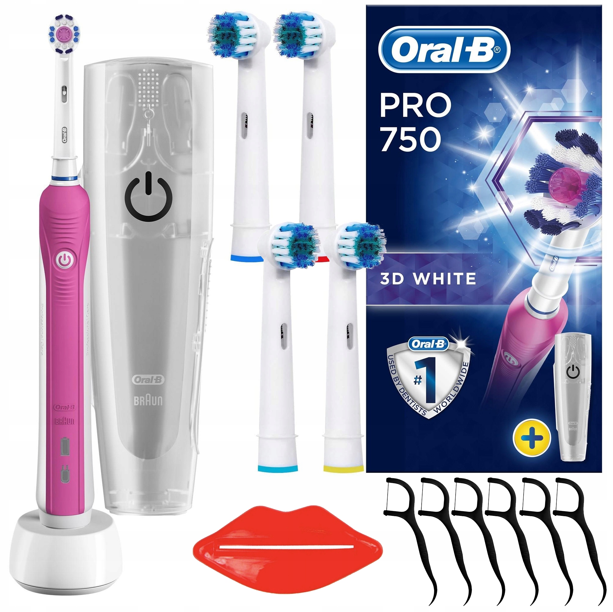 

Szczoteczka Elektryczna Oral-b Pro 1 750 Etui Róż