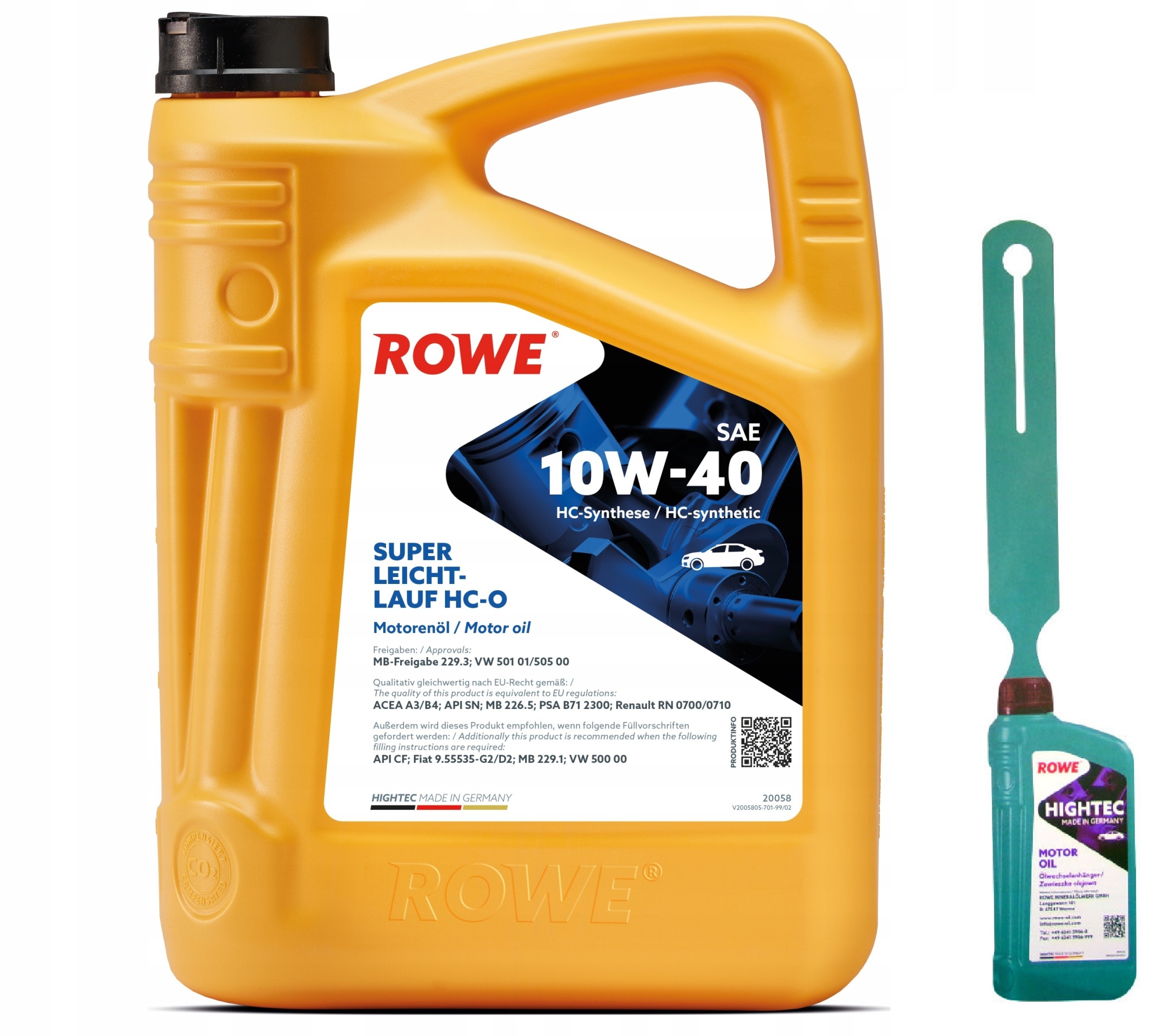 Hightec Leichtlauf Hc-o 10W-40 5L 20058-0050-99 Rowe 10W 40 5 Litrów