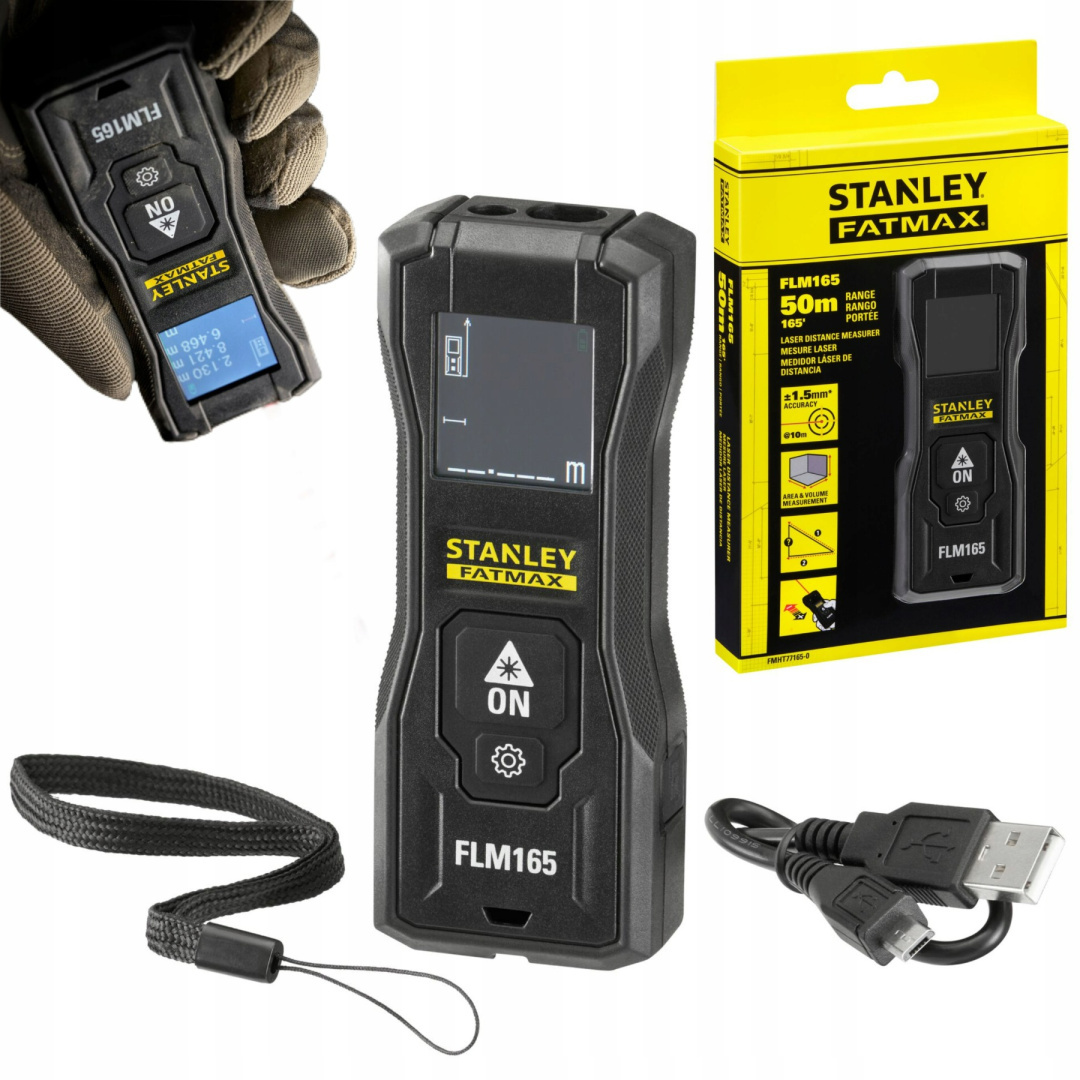 Přesný Laserový Dálkoměr Měření Vzdálenosti 50M FatMax Stanley