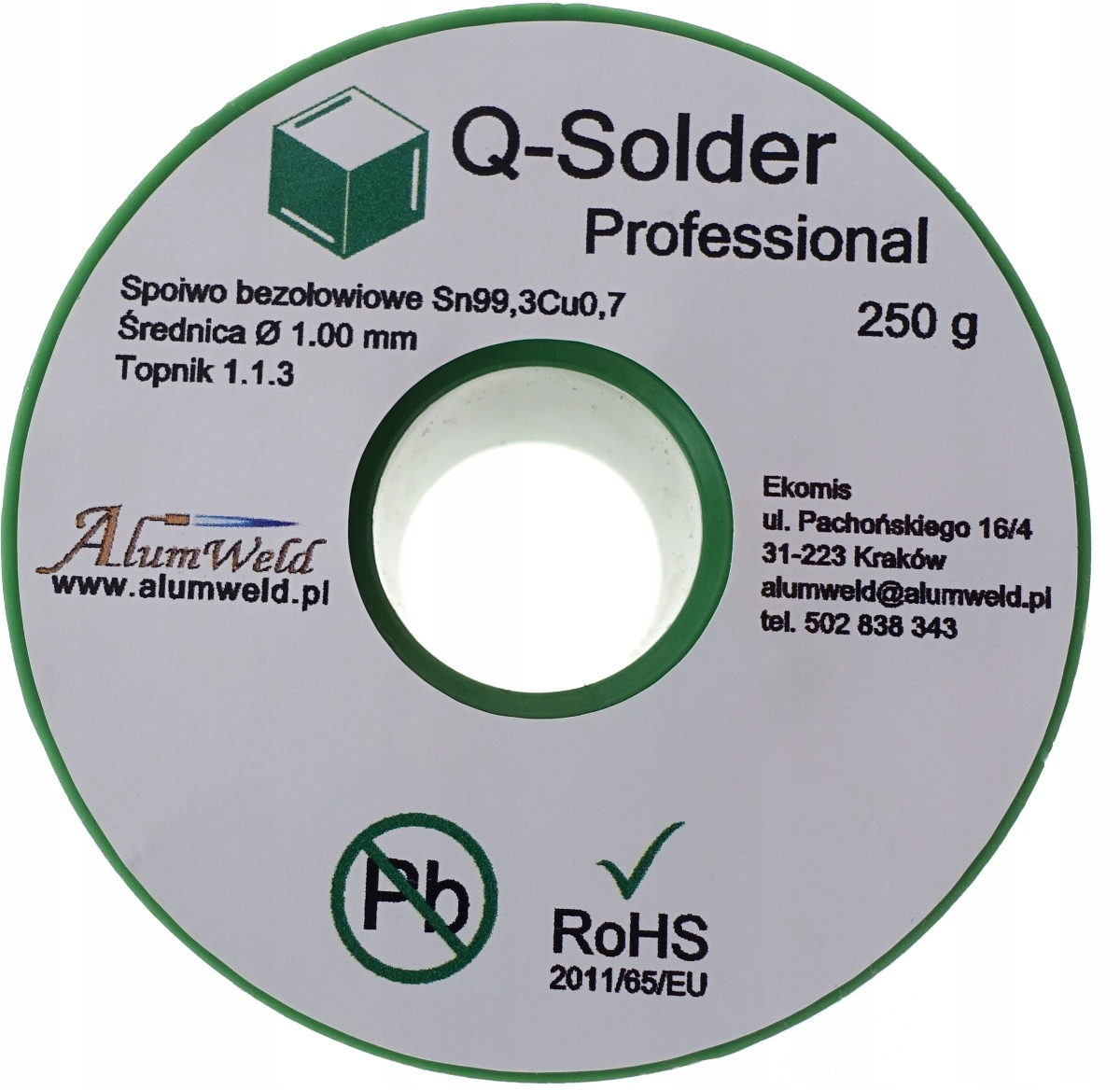 

C03S Q-Solder Cyna bezołowiowa (PbFree) 250 g 1 mm