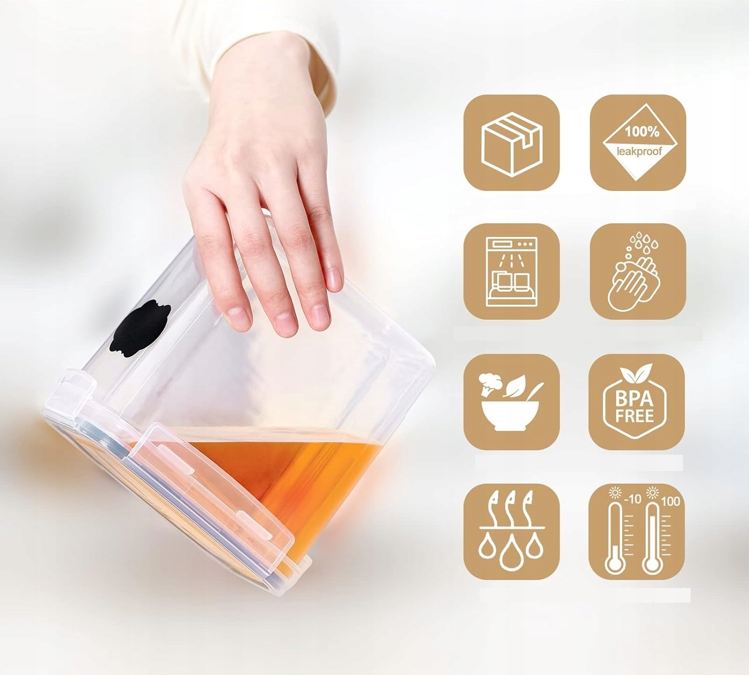 x28 HERMETYCZNE PUDEŁKA NA ŻYWNOŚĆ PLASTIKOWE POJEMNIKI SZCZELNE + GRATIS Kod producenta POJEMNIKI NA ŻYWNOŚĆ PLASTIKOWE PUDEŁKA 28 c2