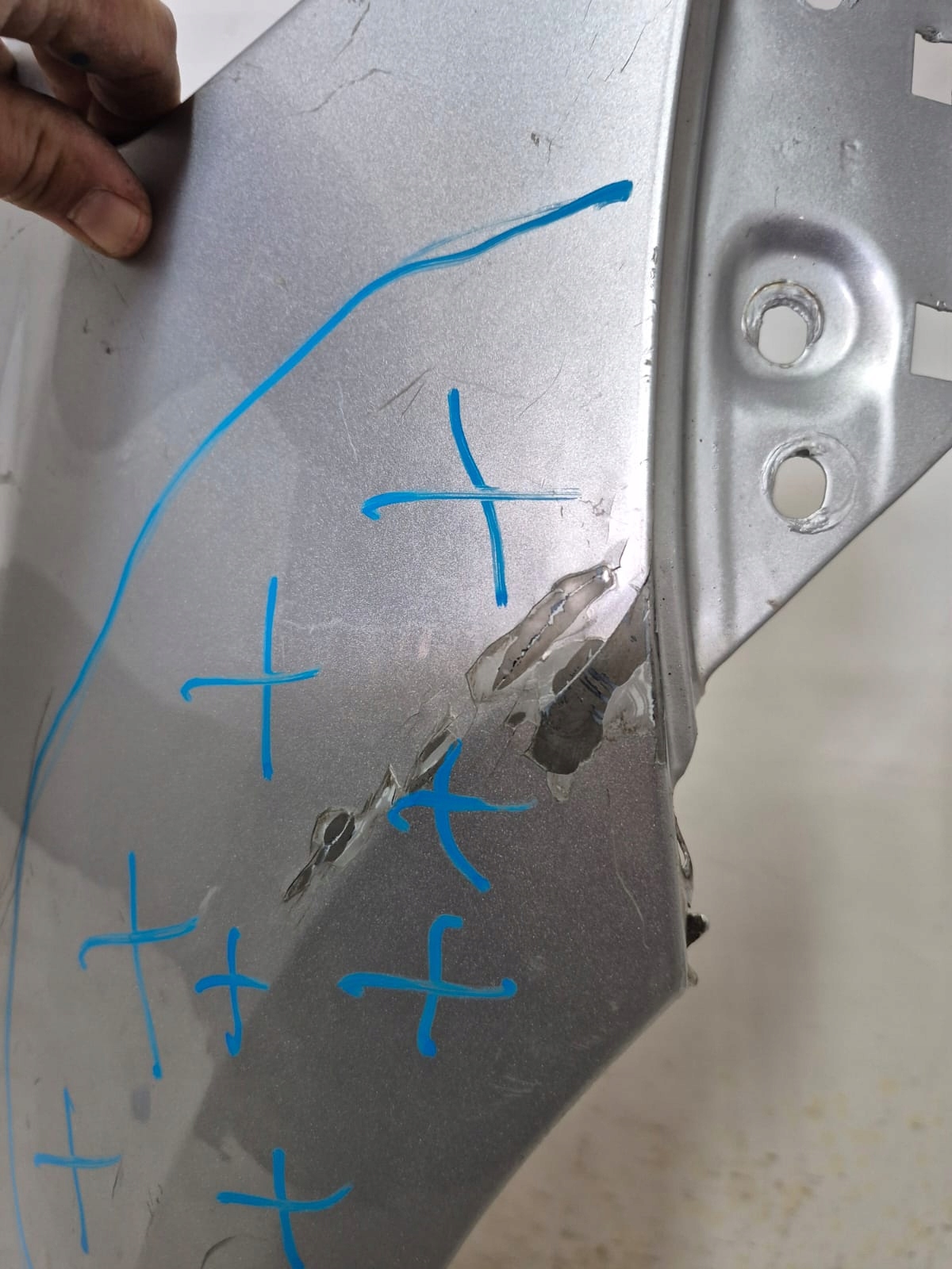 VW POLO V 5 6R 6C 09-17 fender front front right