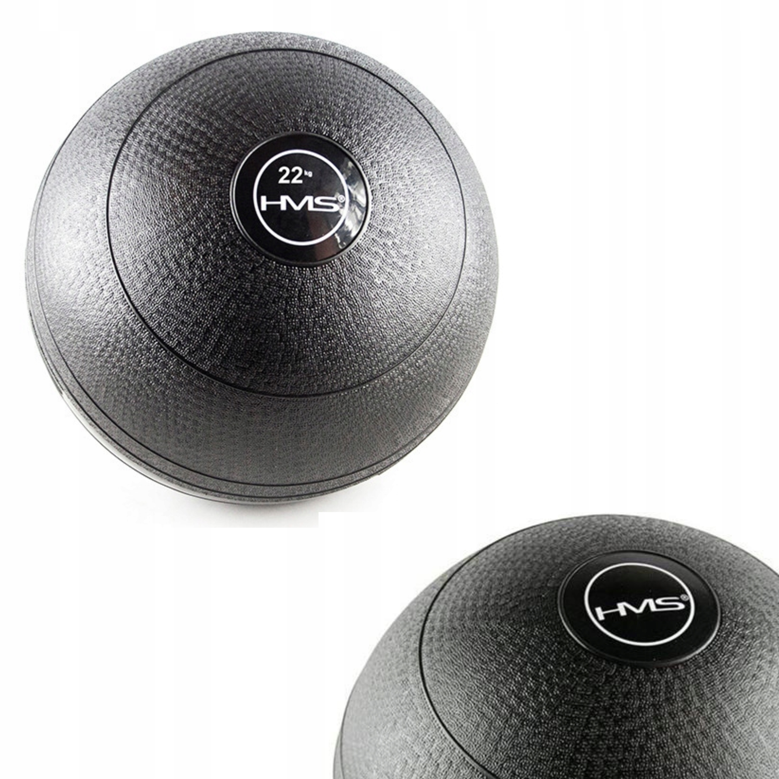Silový míč Slam Ball 22 kg Hms pro trénink, protiskluzový