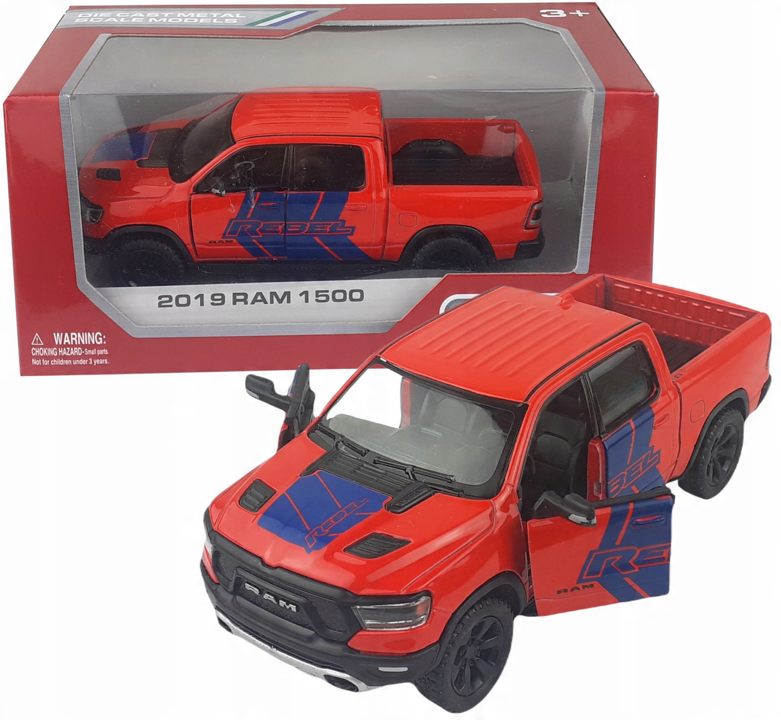 

Kinsmart Metalowy Model 2019 Dodge Ram 1500 1:46
