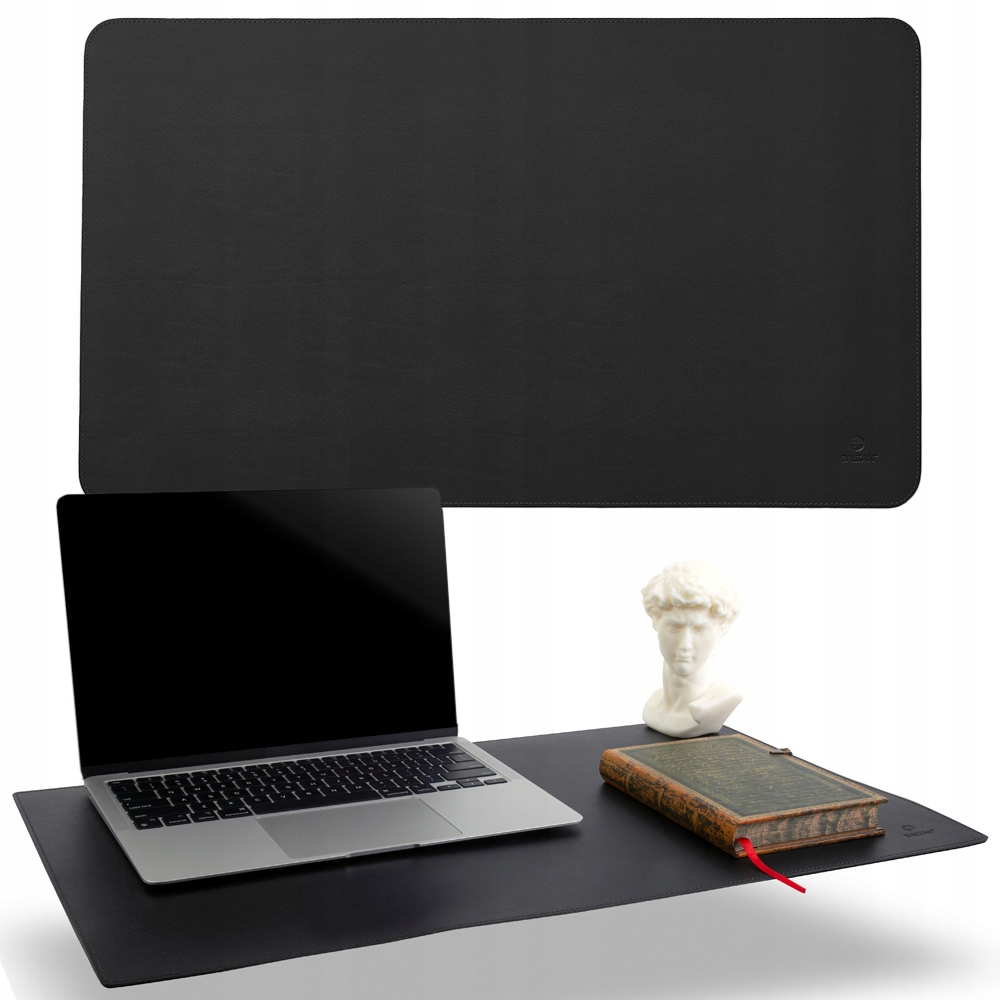 Elegantní kožená podložka pod stůl, podložka pod myš, L 60x35cm Baltan