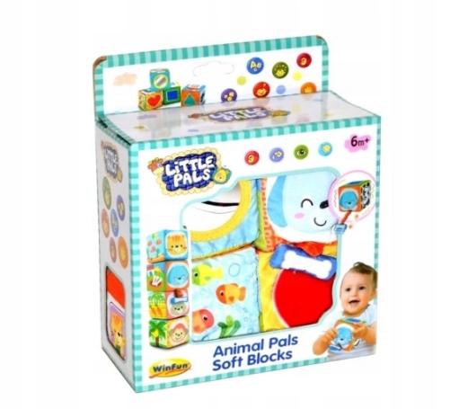 

Smily Play Kochane Zwierzątka miękkie klocki 00178