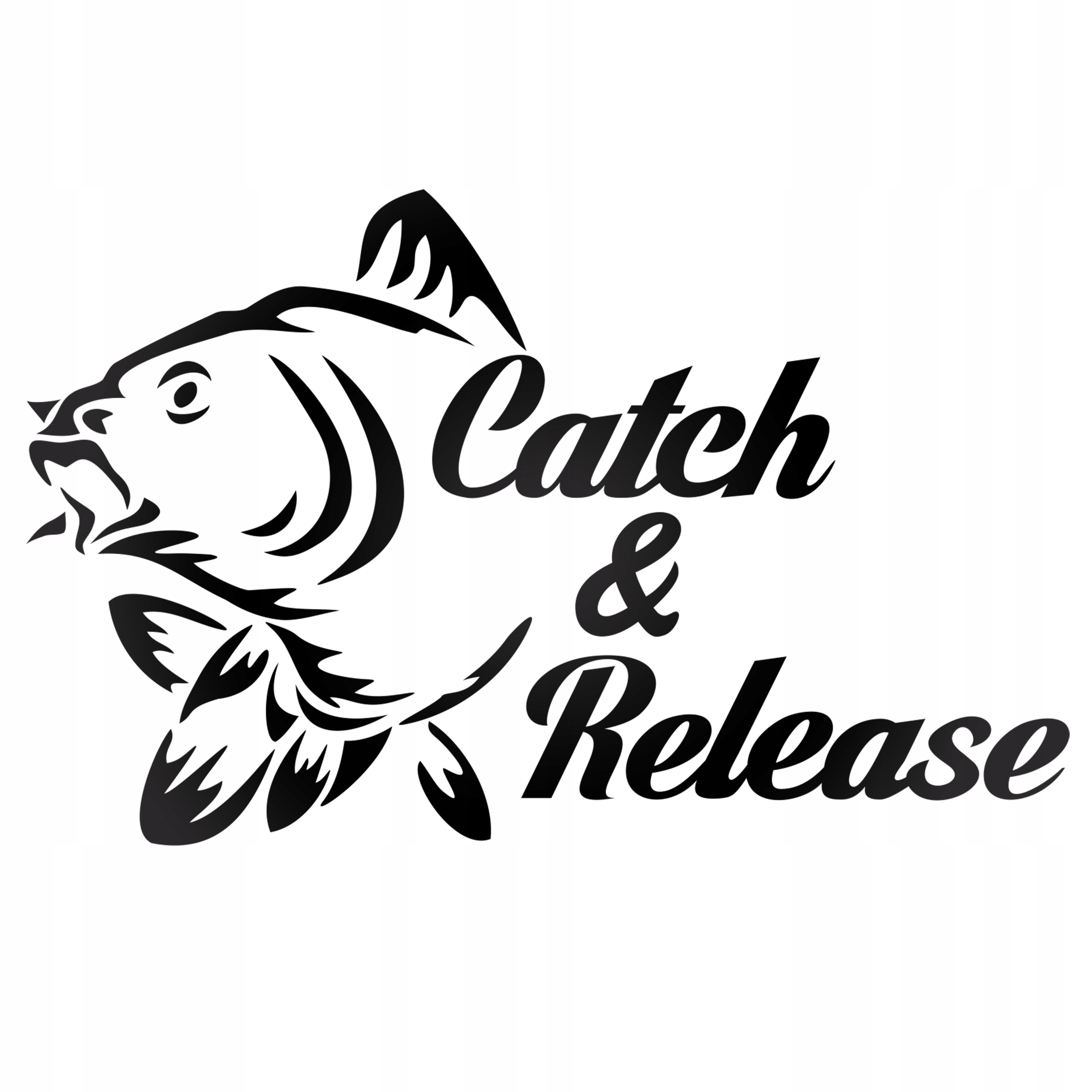 

Naklejka Catch & Release Gadżet Wędkarski Auto