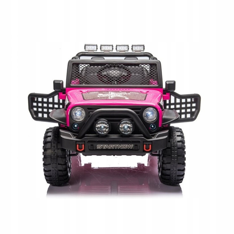 Auto Na Akumulator Duży Jeep Dla Dzieci 4x4 Miękkie Koła Eva Skóra
