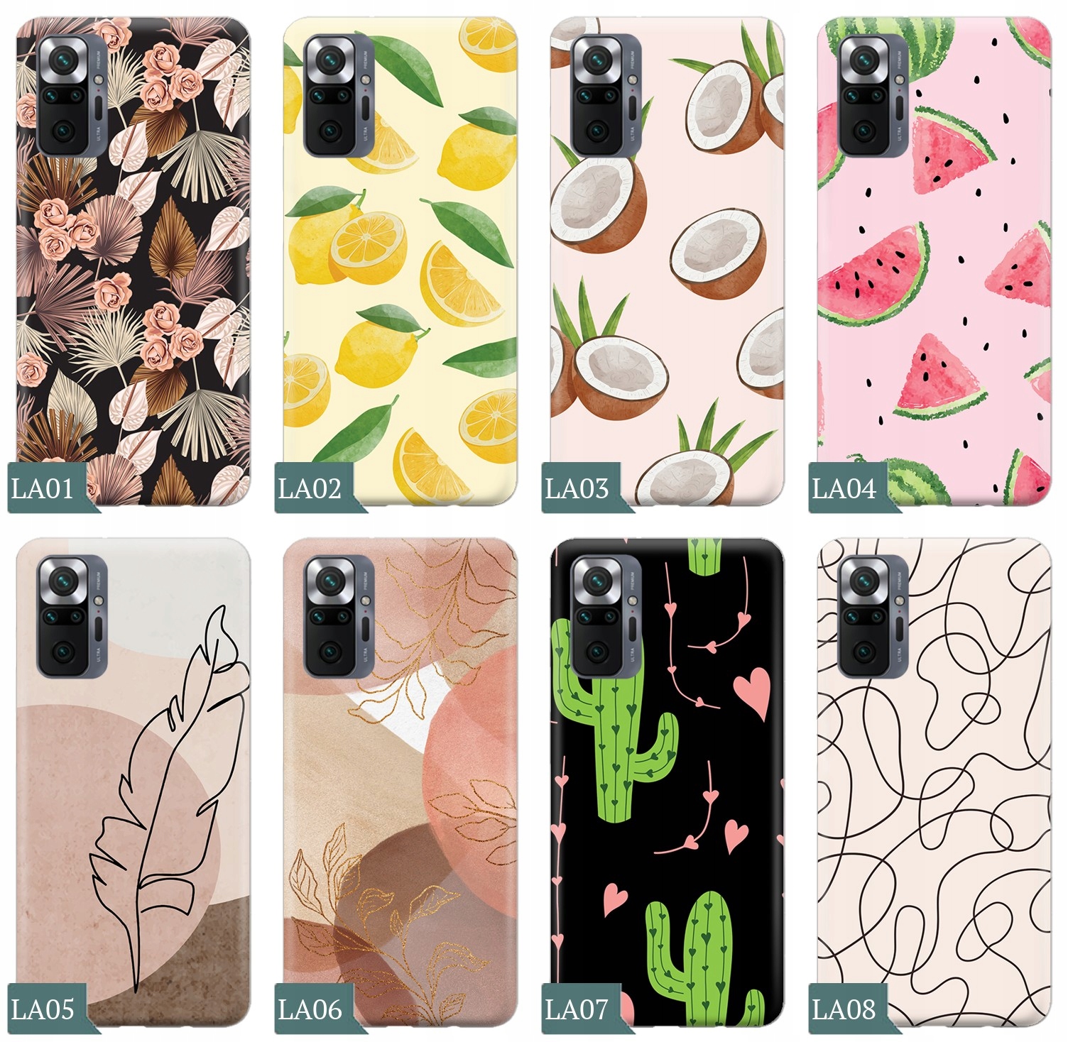 ETUI do XIAOMI REDMI NOTE 10 PRO + SZKŁO WZORY Marka Inna