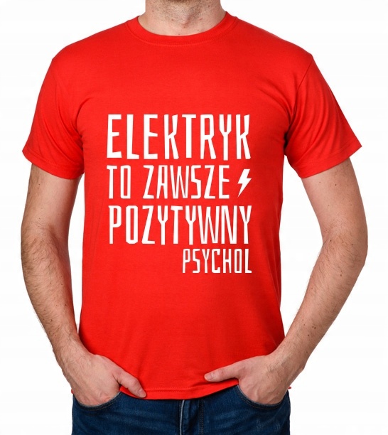 

koszulka Dla Elektryka Elektryk Pomysł prezent