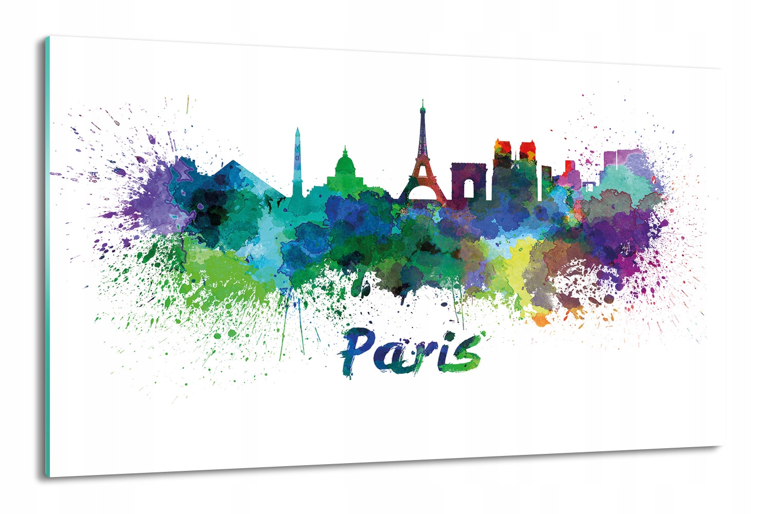 

osłona na kuchenkę indukcyjną 80x52 Paryż akwarela