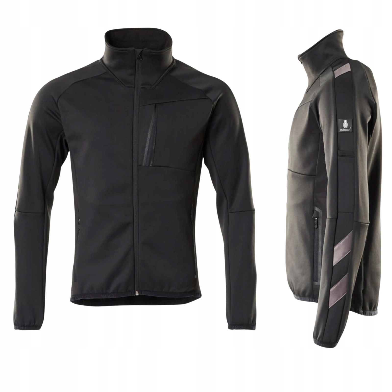 Bluza robocza męska ocieplana polarem elastyczna Mascot 18603 czarna L