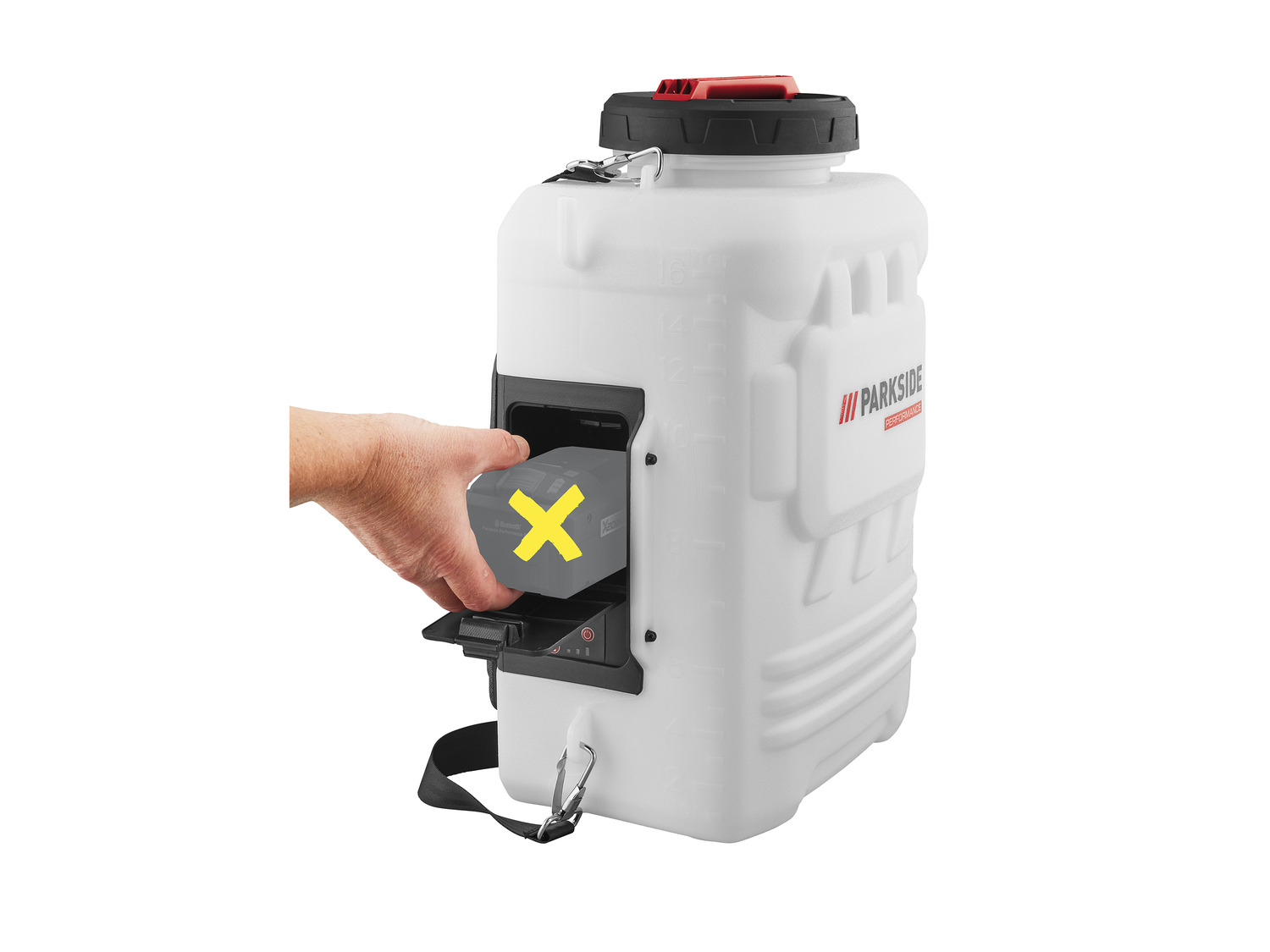 Обприскувач ранцевий акумуляторний PARKSIDE PERFORMANCE PRDSP 20-Li C2 16л Акумуляторний