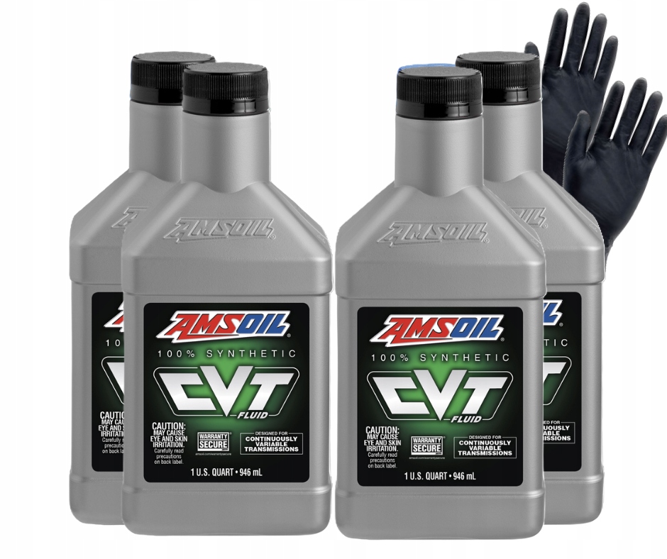 Olej przekładniowy Amsoil Synthetic Cvt Fluid 0.946L zestaw 4 szt.