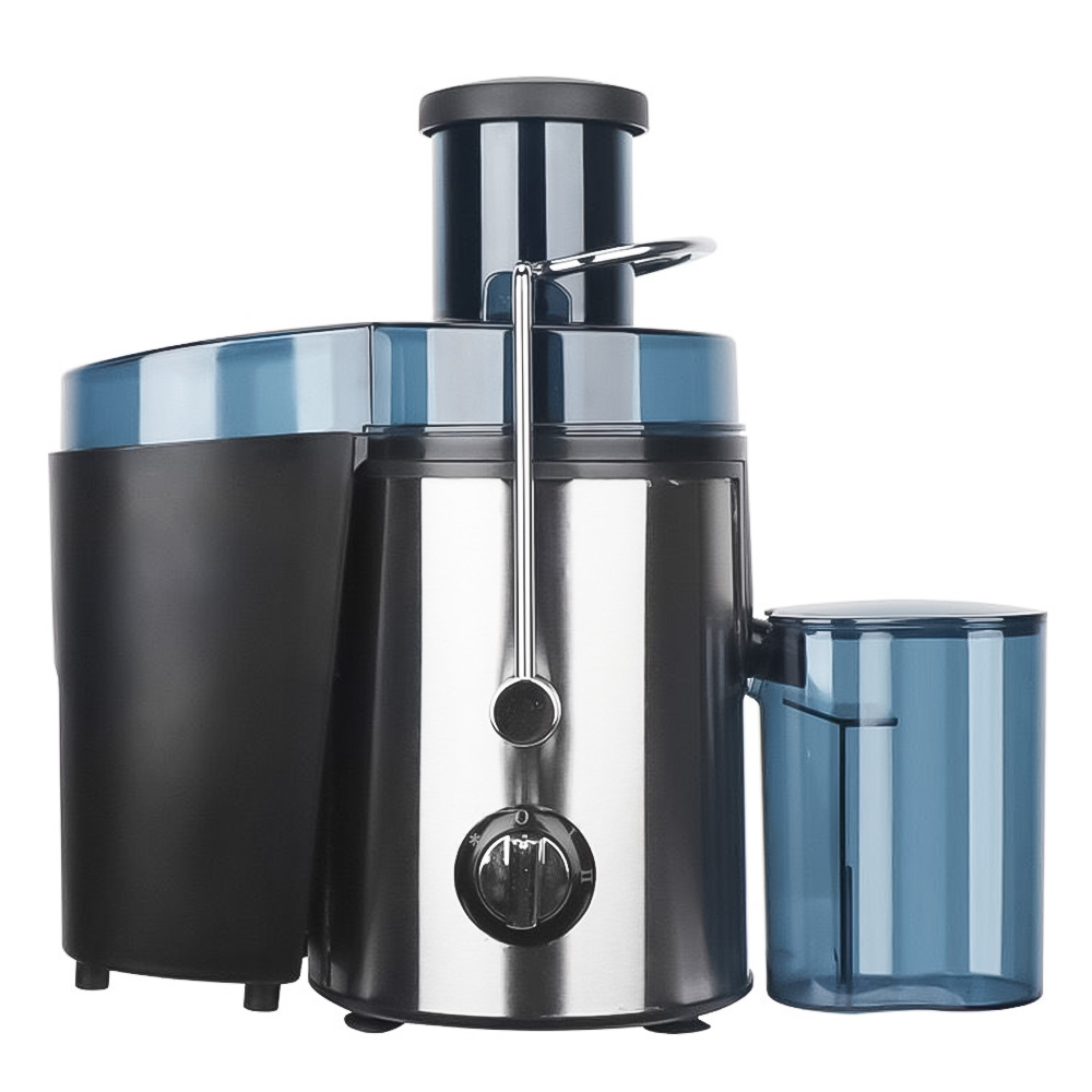 Domácí Odšťavňovač 1000 W 2 Rychlosti 500 ML Stříbrný, Moderní Design