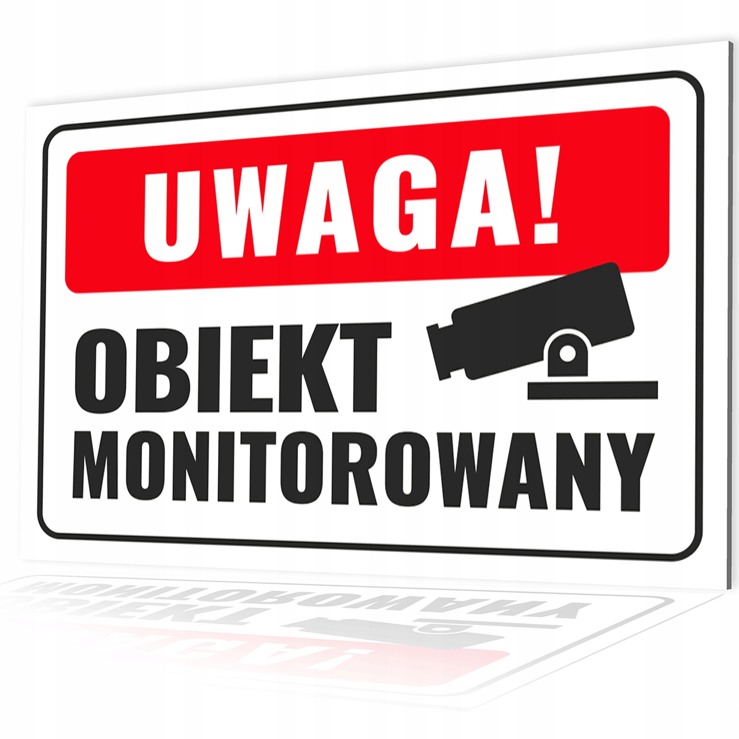 

Tabliczka Obiekt Monitorowany Znak 300x200mm Pcv 1