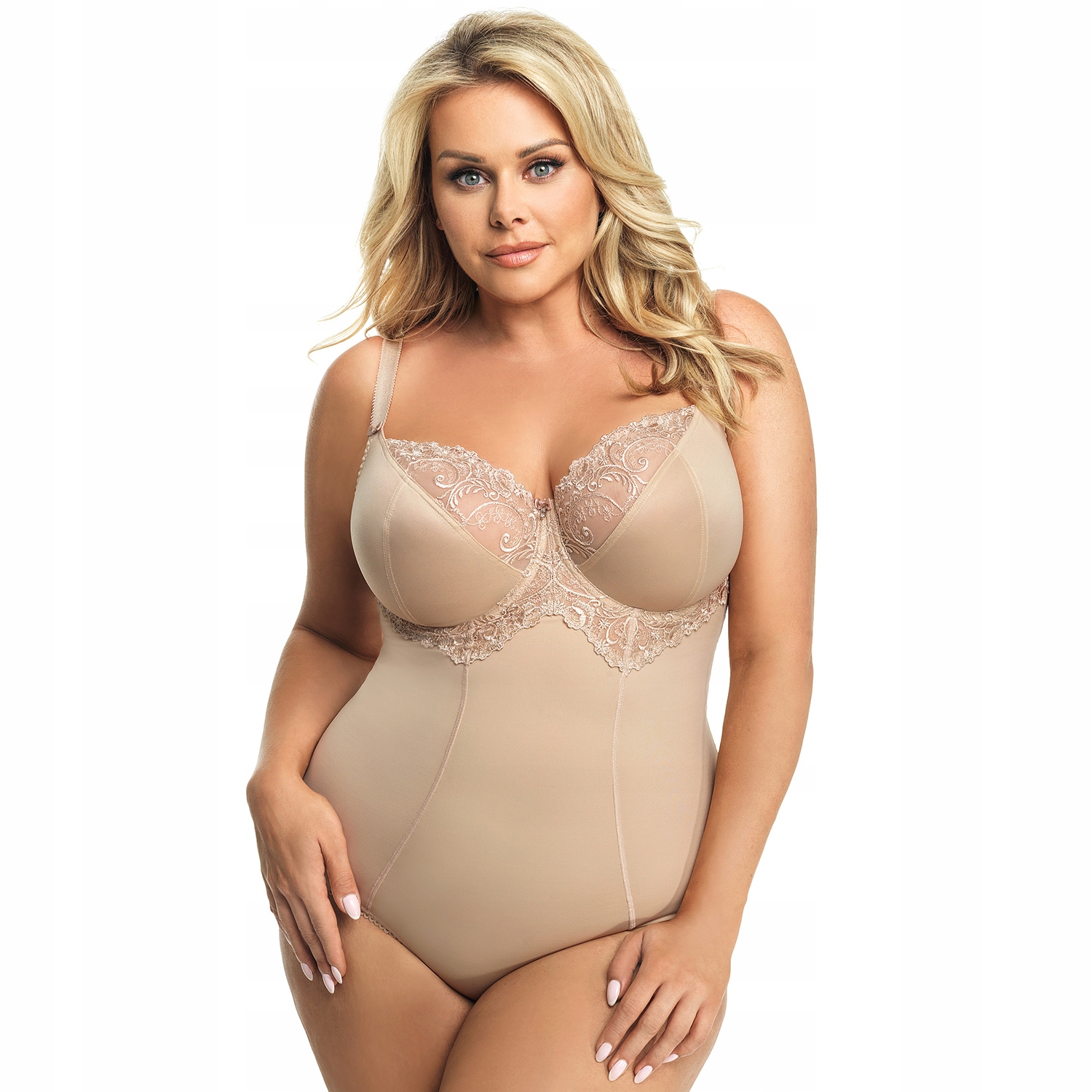 Gorsenia K356 Gala zeštíhlující body béžové 80D