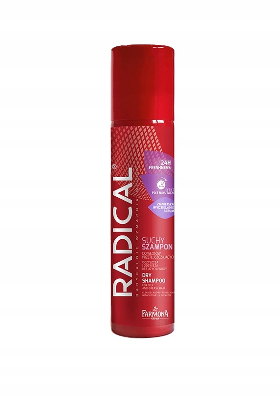 Suchy szampon do każdego koloru włosów Farmona Radical Dry Shampoo 180 ml Kod producenta 5900117005743
