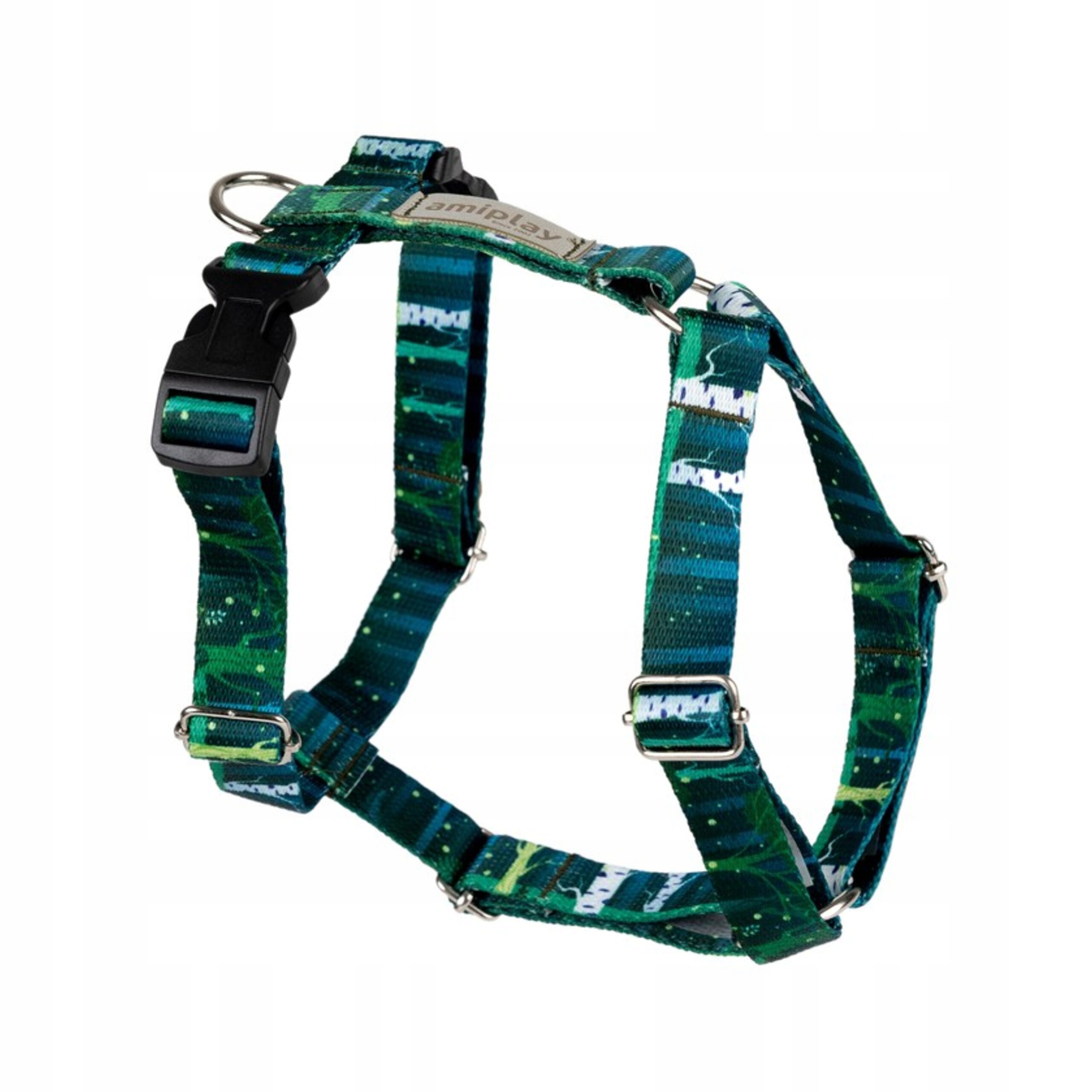 Levně Postroj pro malého psa Amiplay BeNature nastavitelný, měkký, lehký, 26-35 cm