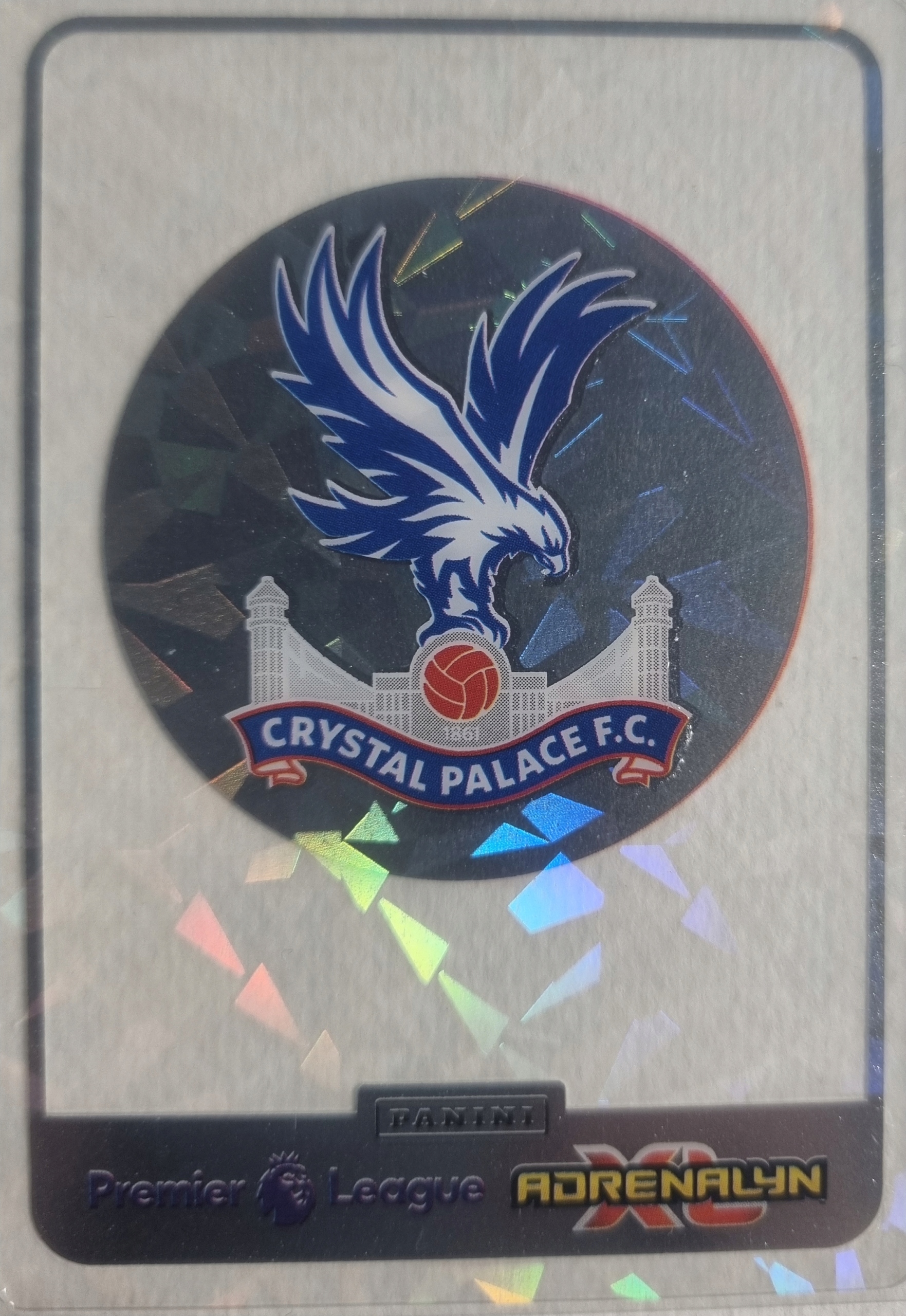 Premier League 2025 Crystal Crest Logo Crystal Palace