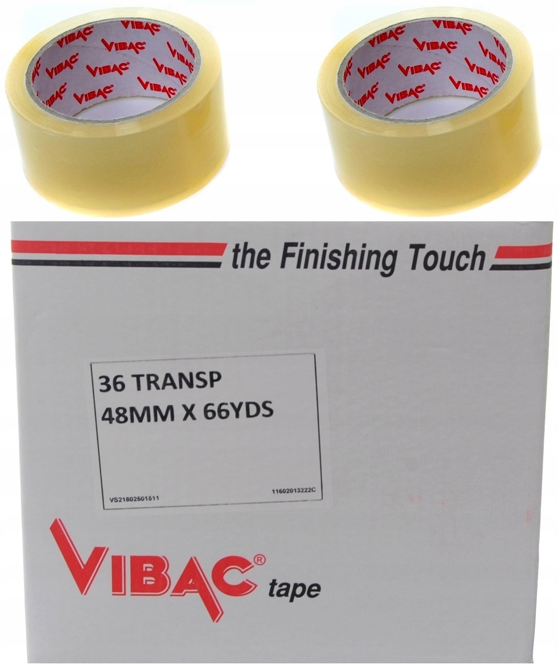 TAŚMA KLEJĄCA TRANSPARENT 48x66 VIBAC Hawana 36szt