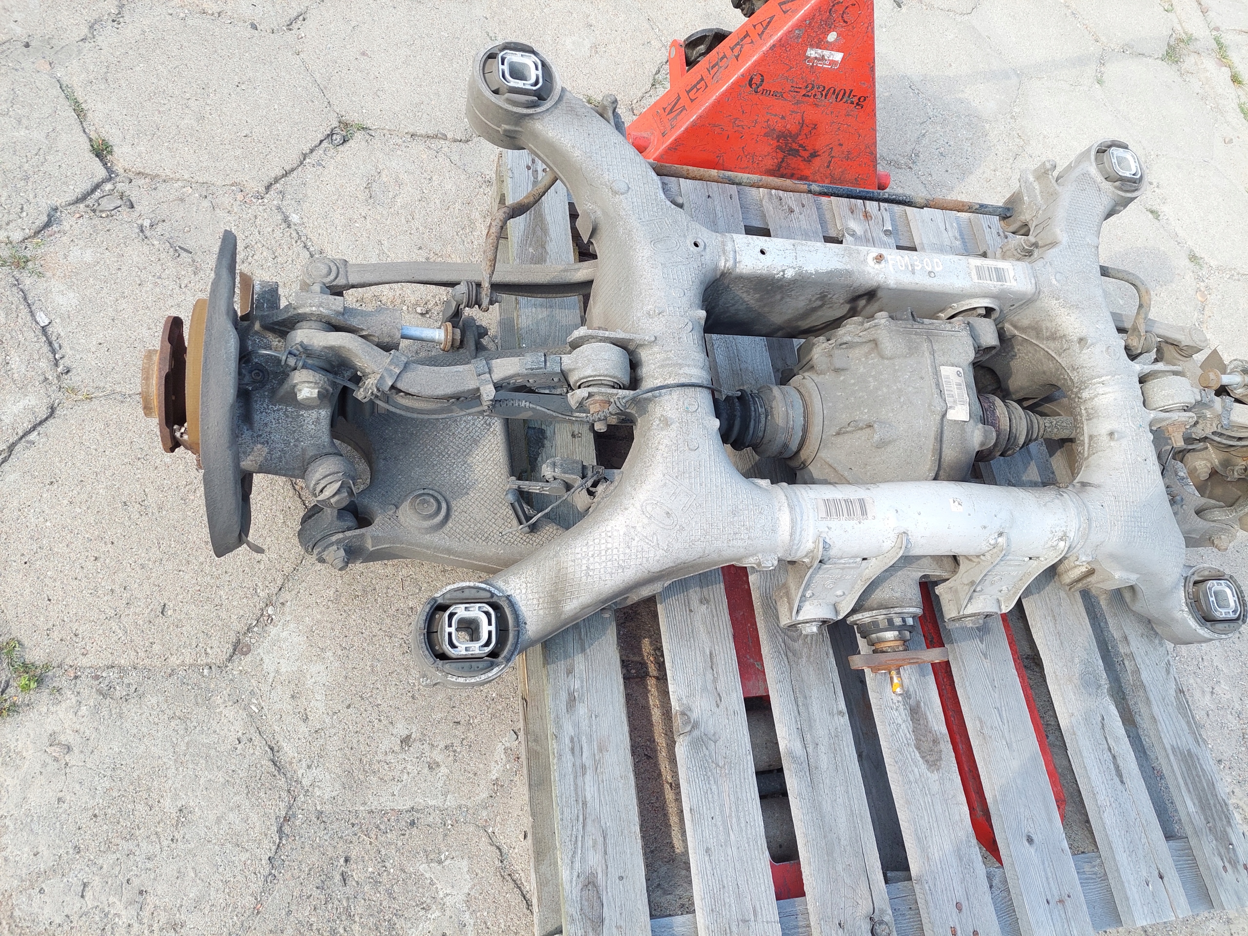 Achsträger träger heck hinten Differential Querlenker BMW 7 F01 3.0 D