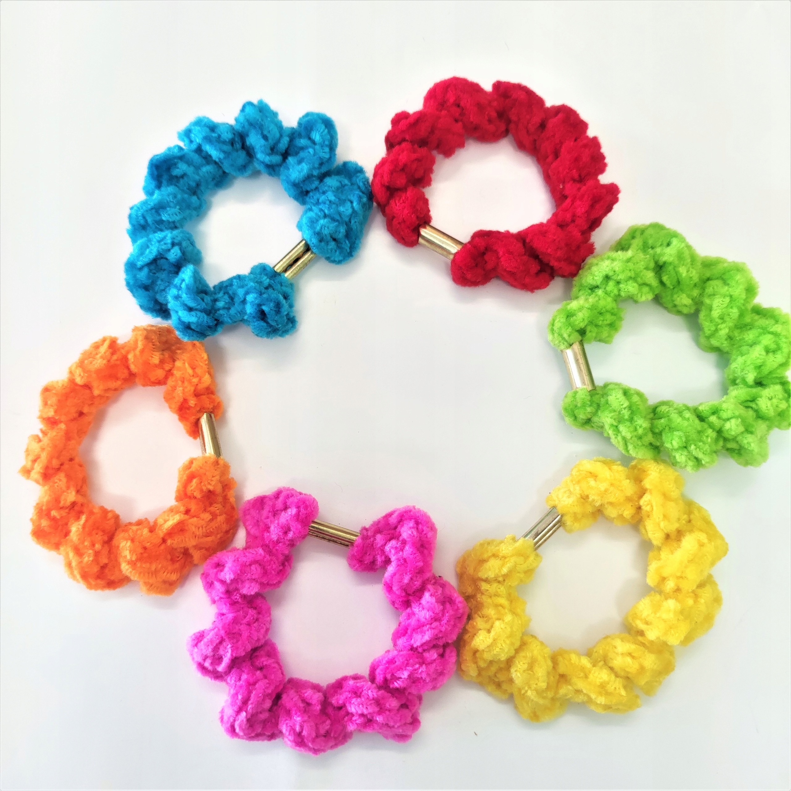 Gumki do włosów grube kolorowe Marka Inna marka