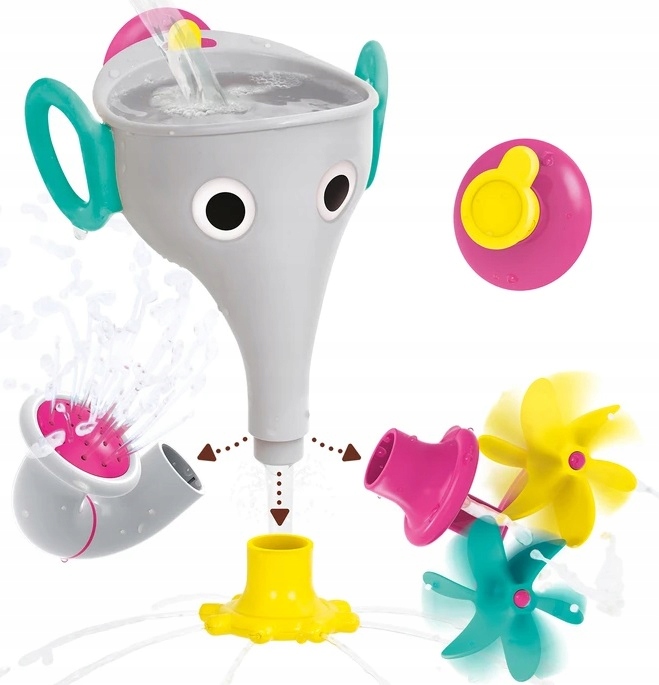 YOOKIDOO Игрушка для ванной Слон FunEleFun ГРЕЙ