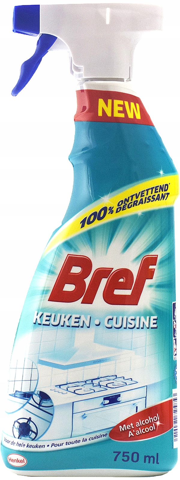 

Bref Keuken do Czyszczenia Kuchni Tłuszcz 750ml Be
