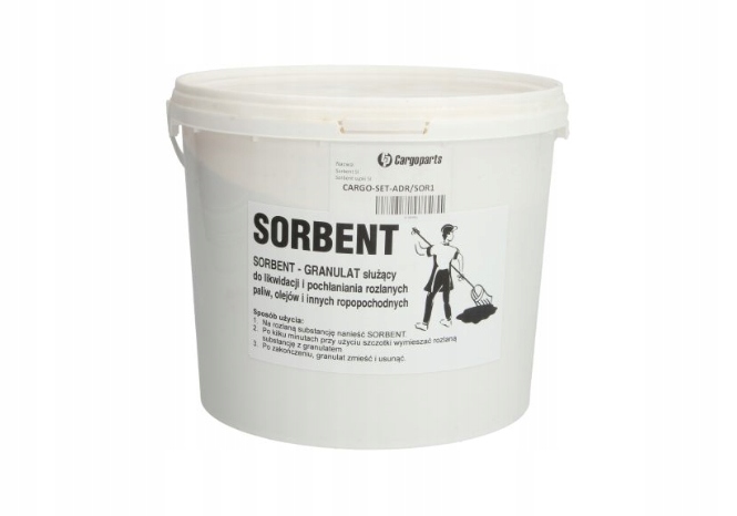 

Sorbent benzyna olej smary farby sypki 5l