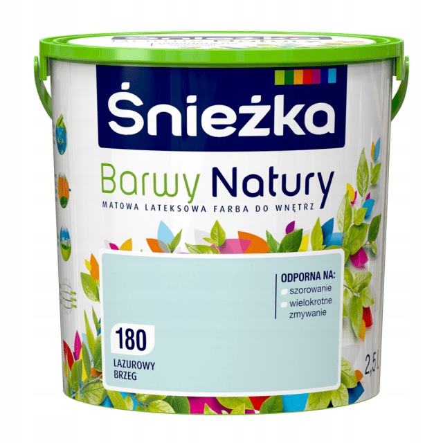 

Śnieżka Barwy Natury 180 Lazurowy Brzeg 2,5L