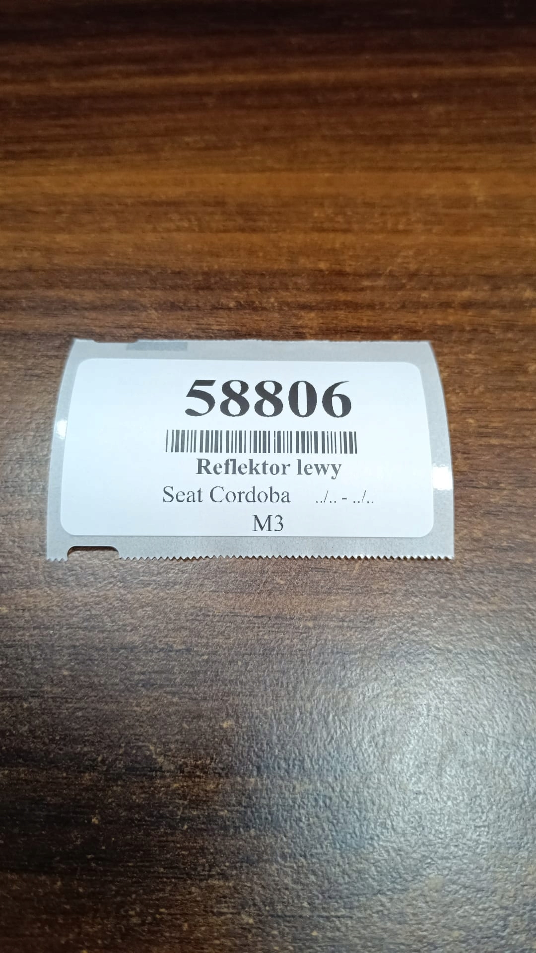 SEAT CORDOBA LIFT REFLEKTOR light left front