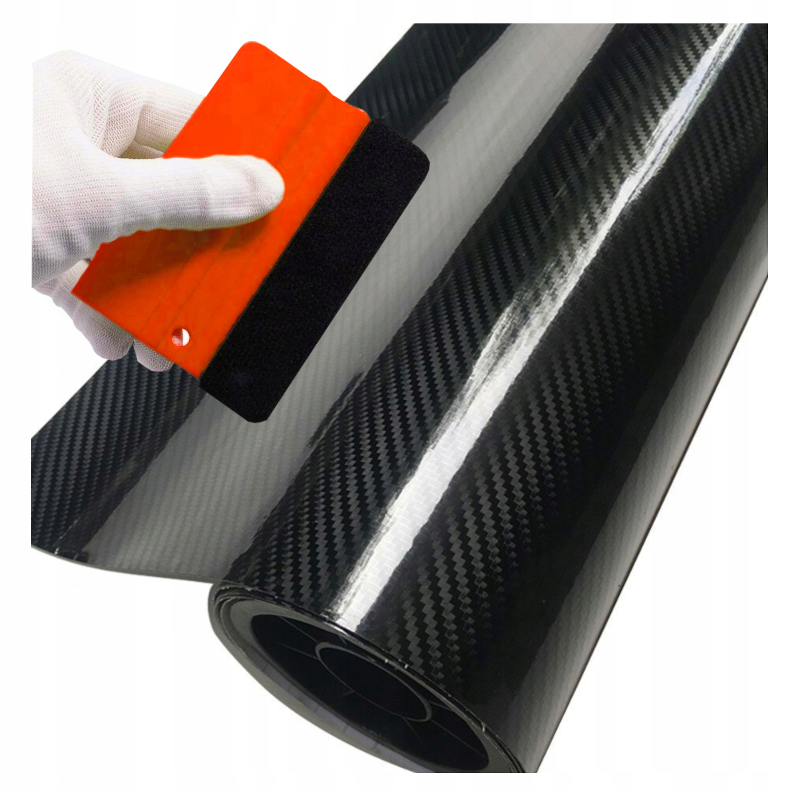 Fólie Carbon Dýha Karbon 5D Černá Lesk 152x500cm Na Kolo Progy Auto