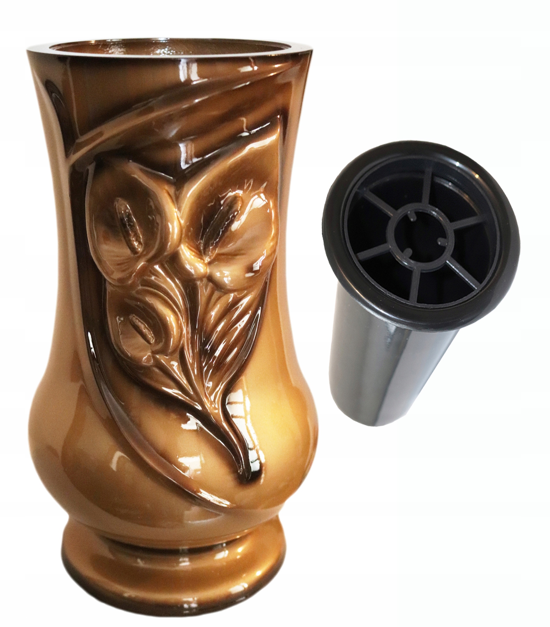 Wazon nagrobny ZŁOTA KALLA