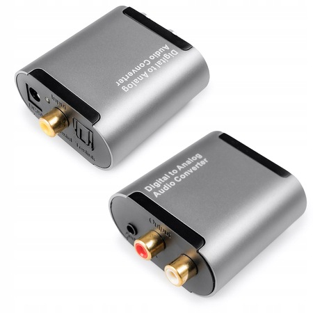 Konwerter Audio Digital na Analog R/l+ jack HDC17