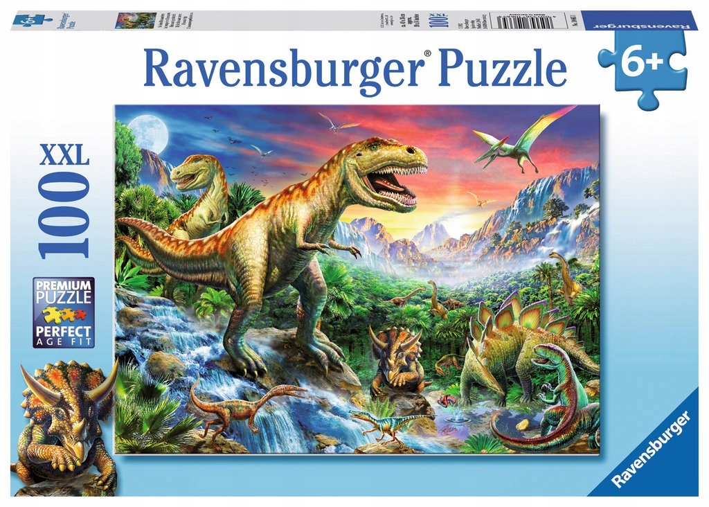 

Ravensburger Puzzle XXL Epoka Dinozaurów 100 Elem