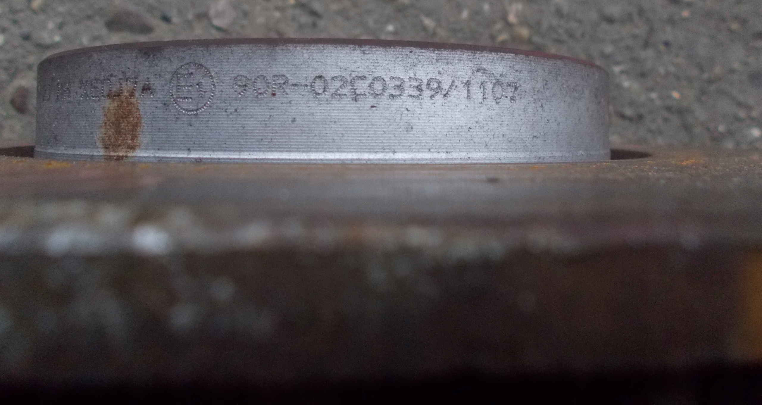 OPEL CORSA D 1.0 B 09R discs brake rear part KPL