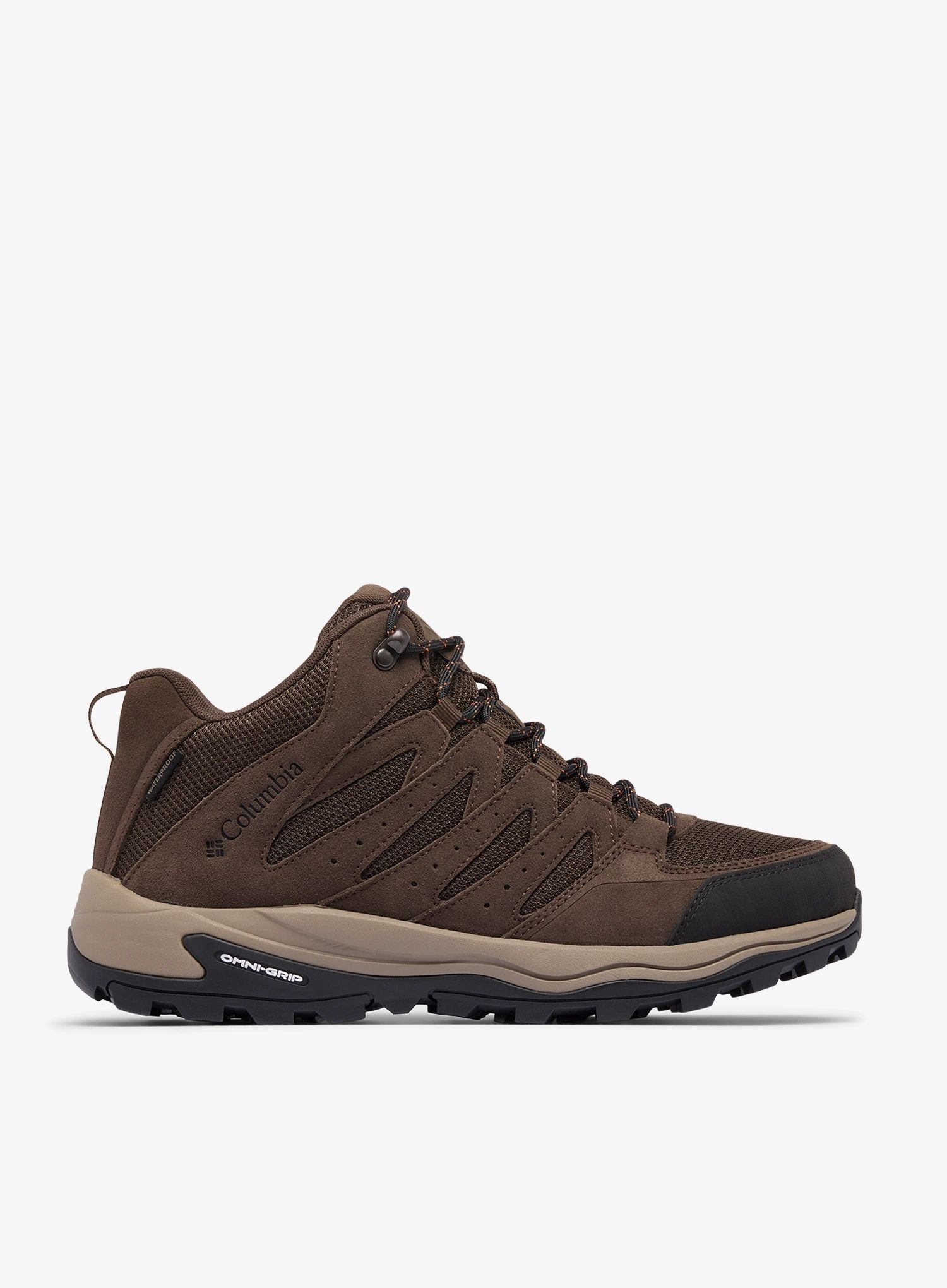 Turistické boty Columbia Redmond IV Mid Waterproof cordovan/orange 45