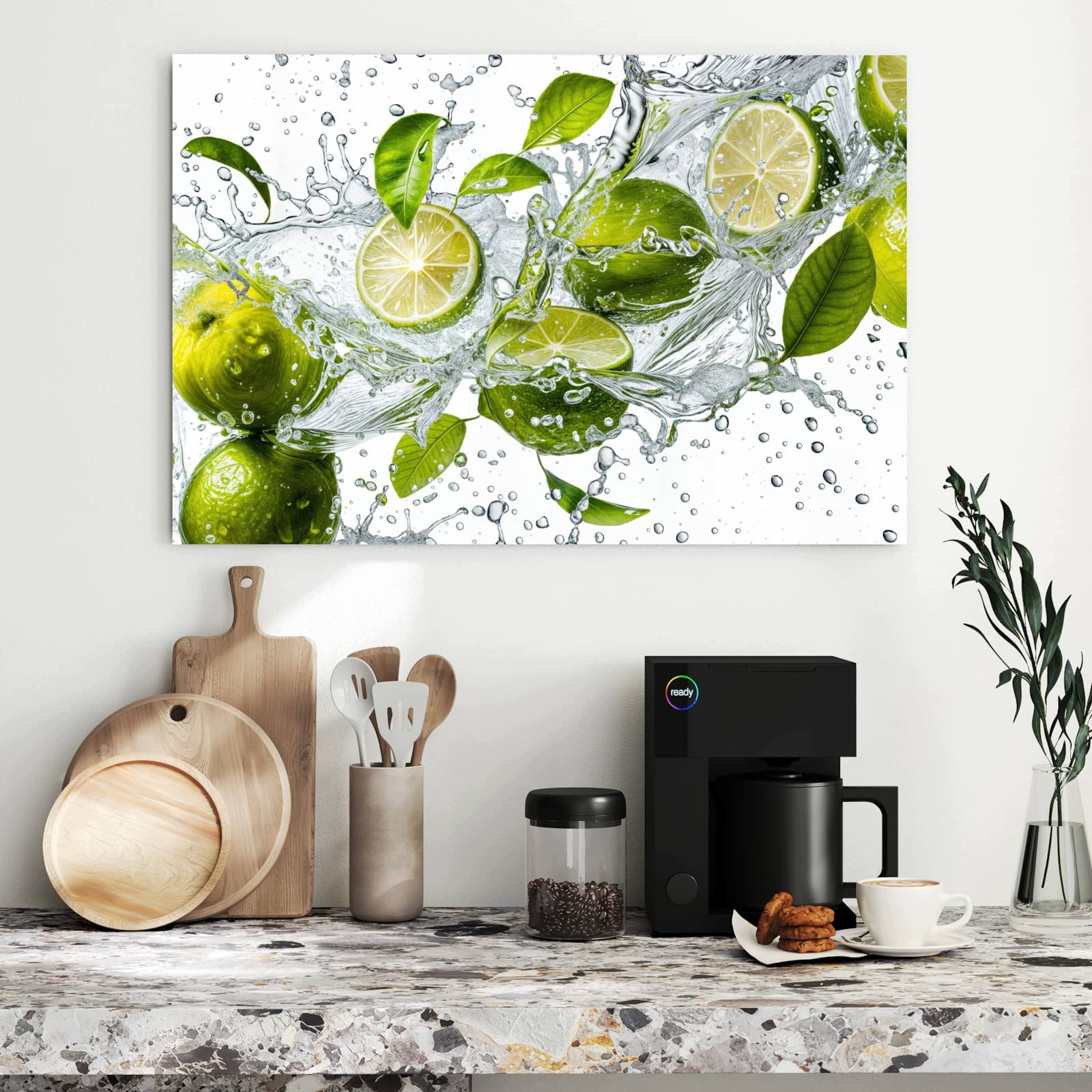 Magnetická tabule Ovoce cytrusový Cákance 90 × 60 cm