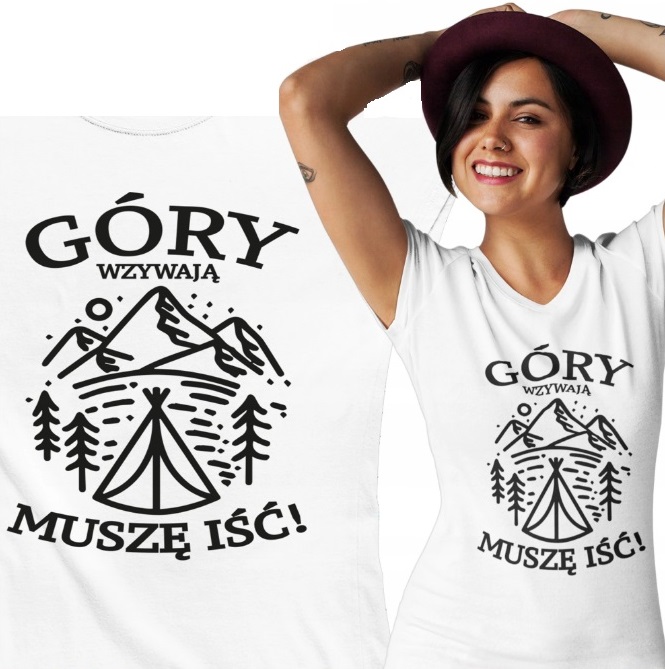 

Koszulka Damska Góry Wzywają Xs-xxl