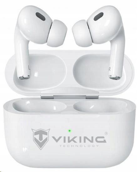 Viking bluetooth sluchátka s mikrofonem Vprort, bílá Vprort