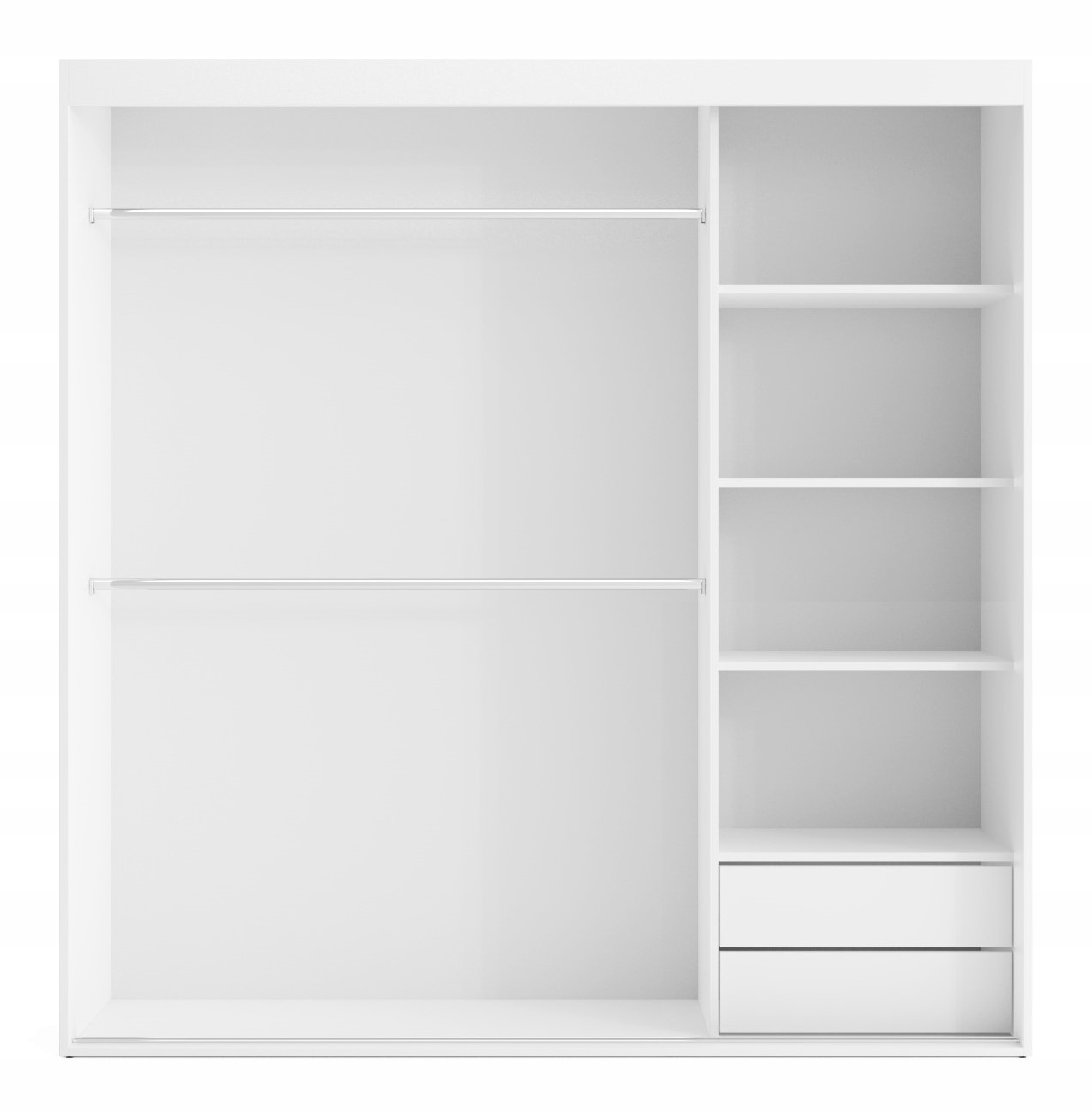 Dodatkowe 2 szuflady - Szafa Przesuwna MANILA 18 mm Marka Nëntori Meble