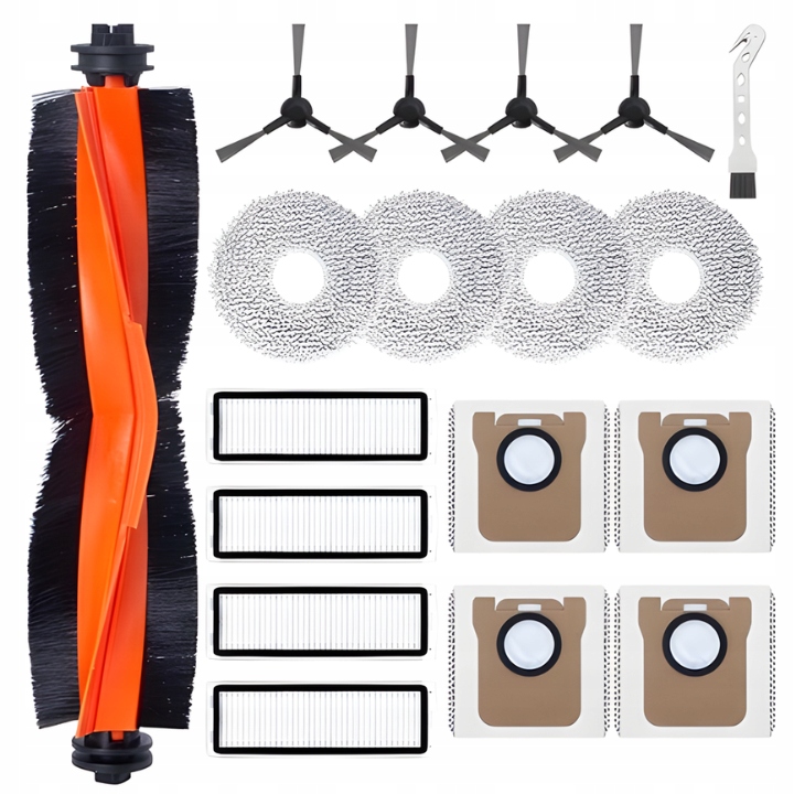 Zestaw Do Xiaomi Robot Vacuum X20 Max X20 Pro Szczotki Filtry Worki Mopy