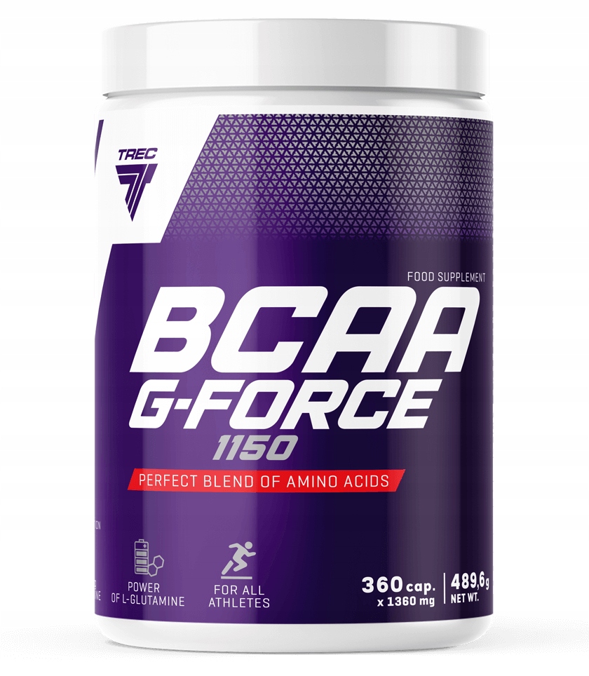 Trec – aminokyseliny Bcaa G-force 1150 – 360 kapslí
