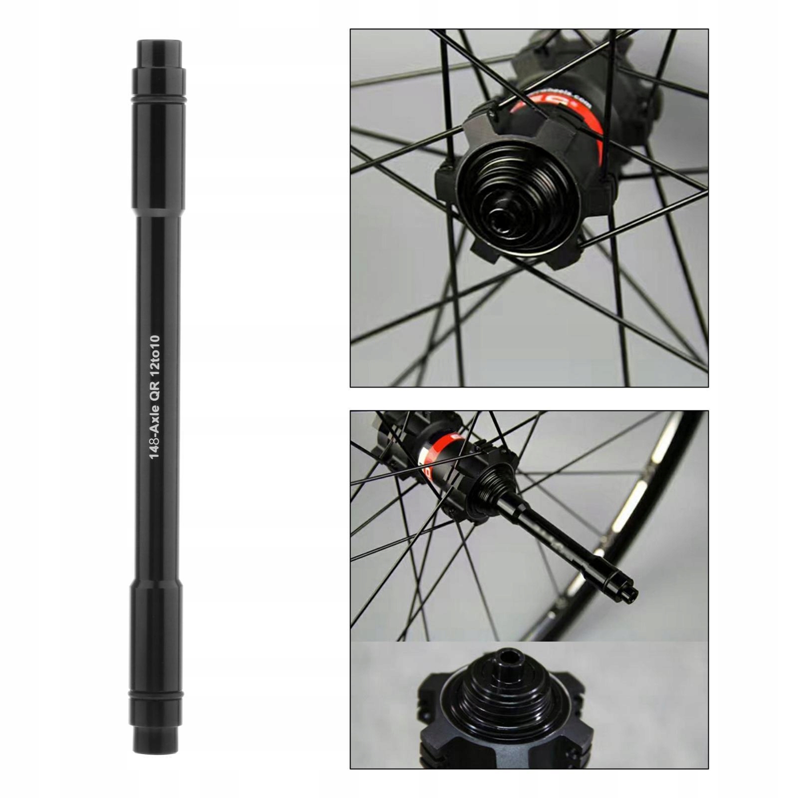 Adapter do roweru przez oś, adapter do roweru Długość (mm) 2