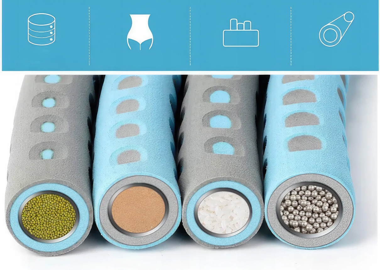 HULAHOP ODCHUDZAJĄCE SKŁADANE Z WYPUSTKAMI PIANKA HULA HOP Z MASAŻEM FITNES Średnica 93 cm